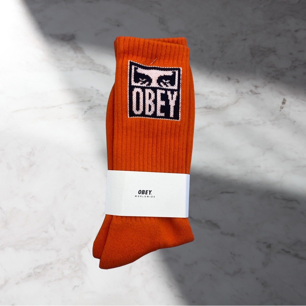 OBEY Eyes Icon Socks NWT